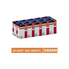 Osram Ledvance Osram 10'lu Paket 8,5 Watt E-27 2700 Kelvin Günışığı Led Ev Ampulü 